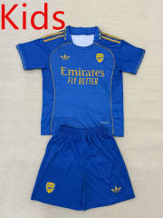 2025-2026 Concept Version Arsenal Blue Kids/Youth  Soccer Uniform-AY