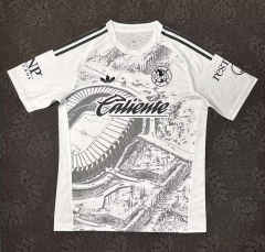 (S-3XL) 2025-2026 Club America  Away White Thailand Soccer Jersey AAA-5303