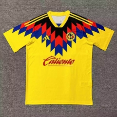 (S-3XL) 2025-2026 Club America  Home Yellow Thailand Soccer Jersey AAA-5303