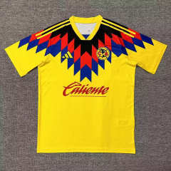 (S-3XL) 2025-2026 Club America  Home Yellow Thailand Soccer Jersey AAA-5303