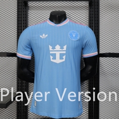 Player Version 2025-2026  Inter Miami CF 2nd Away Blue Thailand Soccer Jersey AAA-888