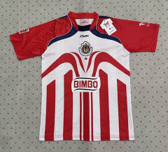 Retro Version Deportivo Guadalajara Red&White  Thailand Soccer Jersey AAA-8446