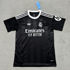 (S-4XL) 2025-2026  Real Madrid Black  Soccer Jersey AAA-4506