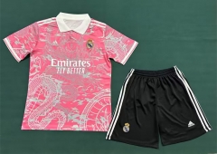 2025-2026 Special Version Real Madrid Pink Soccer Uniform-6748