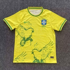 2025-2026 Bird Version Brazil Yellow Thailand Soccer Jersey AAA-2483