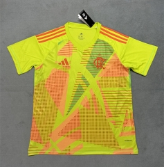 (S-4XL)2024-2025 Flamengo Goalkeeper Green  Thailand Soccer Jersey AAA-4506