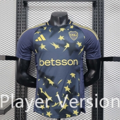 Player Version 2025-2026 Boca Juniors 2nd Away Royal Blue  Thailand Soccer Jersey AAA-888