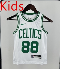 Boston Celtics White #88 Kids NBA Jersey-311