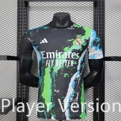 Player Version 2025-2026 Special Version Real Madrid Black&Green Thailand Soccer Jersey AAA-888