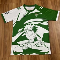 2025-2026 Real Betis White&Green Thailand Soccer Jersey AAA-9755