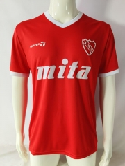 Retro Version 85-86 Independiente Home Red Thailand Soccer Jersey AAA-503