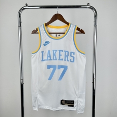 2023 Retro  Edition Los Angeles Lakers White #77 NBA Jersey-311
