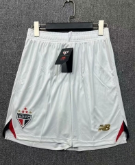 2025-2026 Sao Paulo Futebol Clube Home White Thailand Soccer Shorts AAA