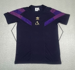 (S-4XL) 2025-2026  Pattern Edition  Los Angeles Galaxy Home Dark Purple Thailand Soccer Jersey AAA-9755