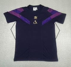 (S-4XL) 2025-2026  Pattern Edition  Los Angeles Galaxy Home Dark Purple Thailand Soccer Jersey AAA-9755