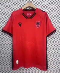 2025-2026 Albania Home Red Thailand Soccer Jersey AAA