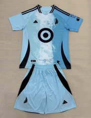 20250-2026 Minnesota United FC Away Blue Soccer Unifrom-AY