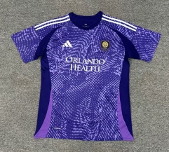 (S-4XL)2025-2026 Orlando City Home  Purple Thailand Soccer Jersey AAA-512