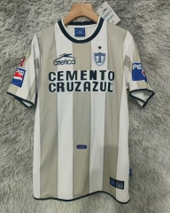 Retro Version 01-02 Pachuca Away White Thailand Soccer Jersey AAA-9409