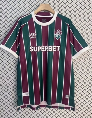 (S-4XL) 2025-2026 Fluminense de Feira Home Red&Green Thailand Soccer Jersey AAA-2044