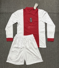 2025-2026 Ajax Special Version  Red&White LS Soccer Uniform-4247
