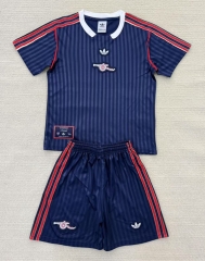 Retro Version 25-26  Arsenal Blue Soccer Uniform-AY
