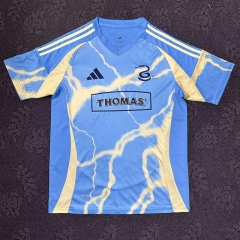 (S-3XL)2025-2026 Philadelphia Union Away Blue Thailand Soccer Jersey AAA-5303