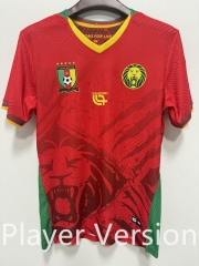 Player Version 2025-2026  Cameroon  Away  Red  Thailand Soccer Jersey AAA-888