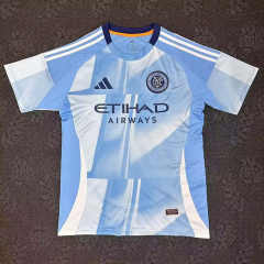 (S-3XL) 2025-2026 New York City Home White&Blue Thailand Soccer Jersey AAA-5303