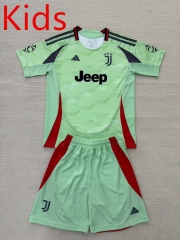 2025-2026 Concept Version Juventus Green Kids/Youth Soccer Uniform-AY