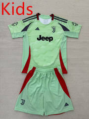 2025-2026 Concept Version Juventus Green Kids/Youth Soccer Uniform-AY