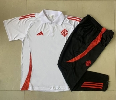 2024-2025 Brazil SC Internacional White  Thailand Polo Uniform-815