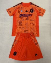 2025-2026 Universidad de Chile Away Orange Soccer Unifrom-AY