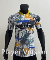 Player Version 2025-2026 C Ronaldo Co-branded Version Barcelona Grey&White Thailand Soccer Jersey AAA-4506