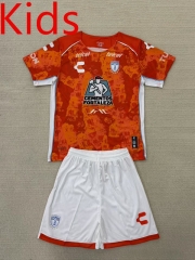 2024-2025 Pachuca Away Orange Kids/Youth Soccer Uniform-AY