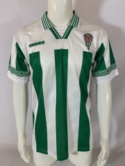 Reto Version 96-97  Cordoba CF Home  Green&White Thailand Soccer Jersey AAA-503