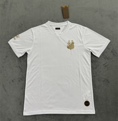 (S-4XL) 2024-2025 Commemorative Edition Santos FC White Thailand Soccer Jersey AAA-4506