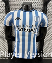 (S-4XL)Player Version 2024-2025 Racing Club de Avellaneda Home Blue&White Thailand Soccer Jersey AAA-4285