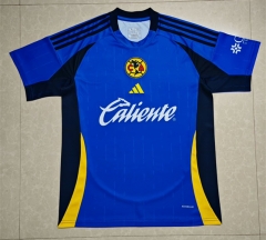 (S-4XL) 2025-2026 Club América Blue Thailand Training Soccer Jersey AAA-9527
