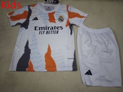 2025-2026 Real Madrid White Kids/Youth Training Soccer Uniform-507