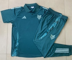 2024-2025 Cruzeiro EC Dark Green Thailand Polo Uniform-815