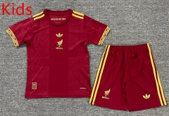 2025-2026 Special Version Mexico Red&Golden Kids/Youth Soccer Uniform-6850
