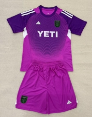 2025-2026  Austin  Goalkeeper FC Purple Soccer Uniform-AY