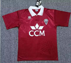Retro Version 94-95  Albacete Balompié  Away Red Thailand Soccer Jersey AAA-0141