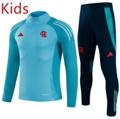 2025-2026 Flamengo Blue Kids/Youth Soccer Tracksuit-GDP