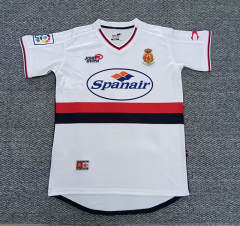 Retro Version 01-02 RCD Mallorca White Thailand Soccer Jersey AAA-0141
