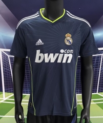 Retro Version 10-11  Real Madrid Away  Royal Blue  Thailand Soccer Jersey AAA-2390