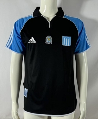 Retro Version 00-01 Racing Club de Avellaneda Away  Blue&Black Thailand Soccer Jersey AAA-503