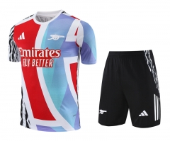 2025-2026 Arsenal Blue&Red Thailand Soccer Uniform-418