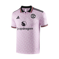 2025-2026 Manchester United Pink Thailand Polo Shirt-418